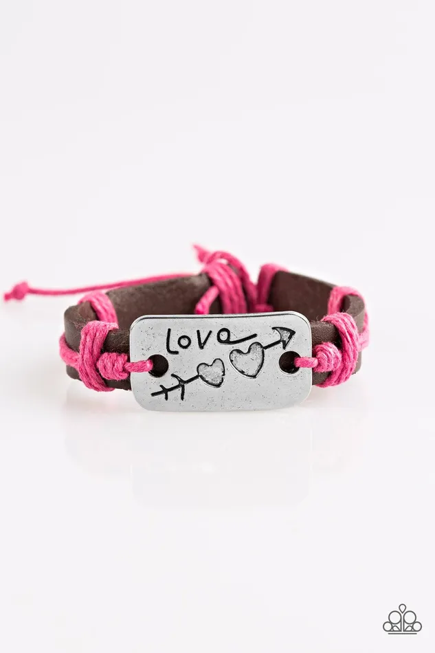 Paparazzi Bracelet Reckless Love Pink Paparazzi Jewelry Bracelets