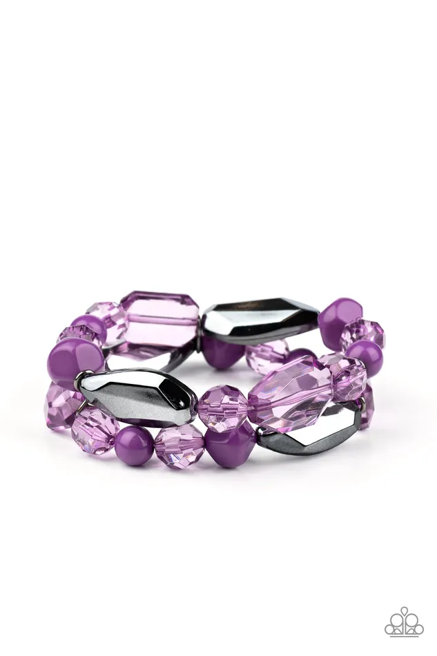 Paparazzi Bracelet Rockin Rock Candy Purple Paparazzi Jewelry Bracelets Paparazzi Bracelet Rockin Rock Candy Purple Paparazzi Jewelry Bracelets