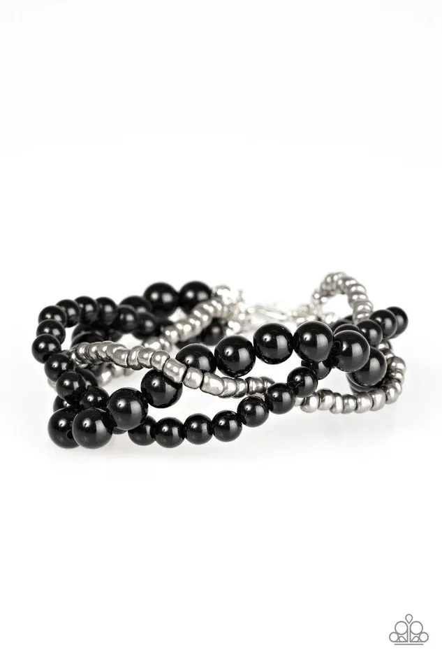 Paparazzi Bracelet Take The BEAD Black Paparazzi Jewelry Bracelets