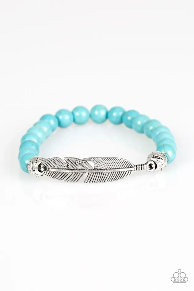 Paparazzi Bracelet Take Wing Blue Paparazzi Jewelry Bracelets