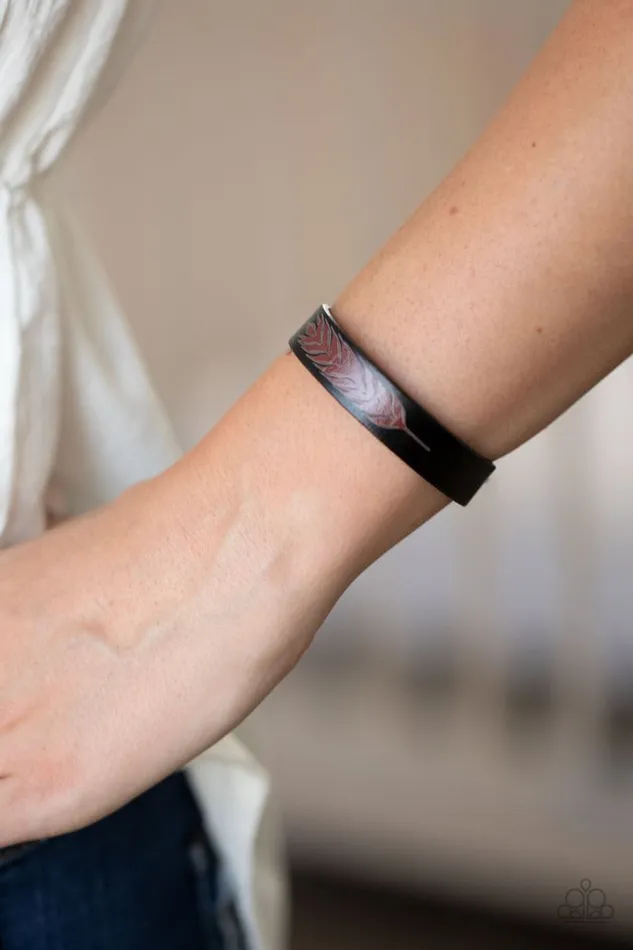 Paparazzi Bracelet This QUILL All Be Yours Black Paparazzi Jewelry Bracelets