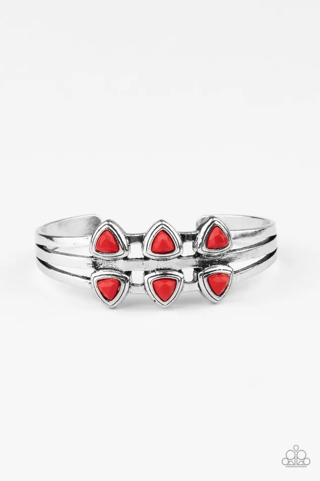 Paparazzi Bracelet Tribal Triad Red Paparazzi Jewelry Bracelets Paparazzi Bracelet Tribal Triad Red Paparazzi Jewelry Bracelets