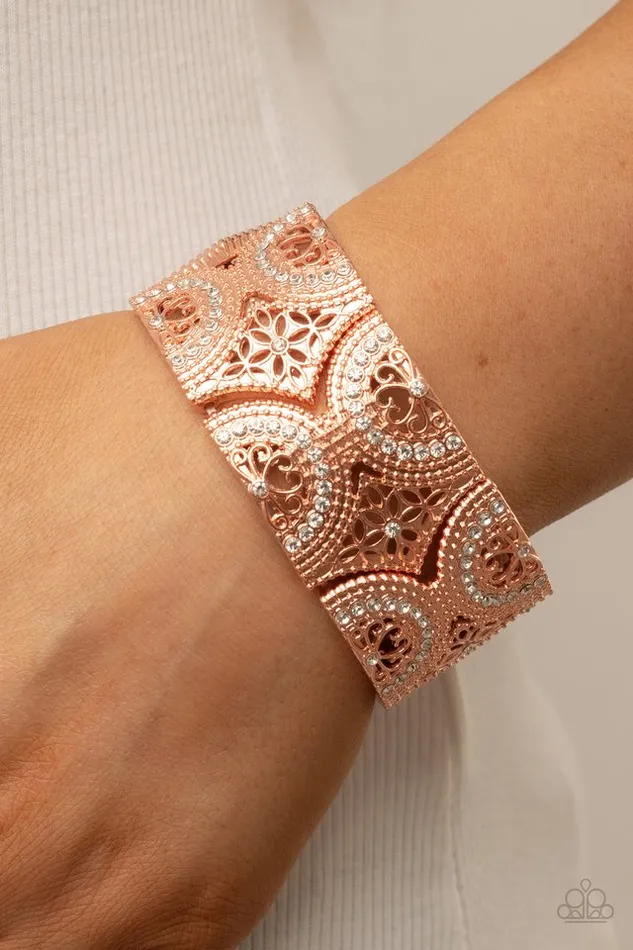 Paparazzi Bracelet Wheeling and Dealing Copper Paparazzi Jewelry Bracelets