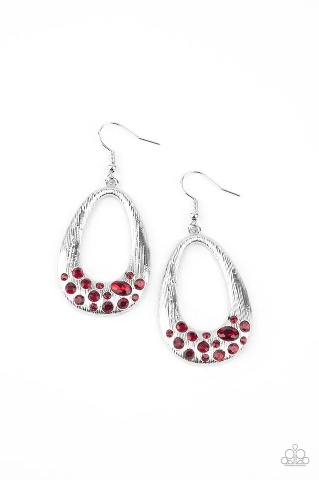 Paparazzi Earring Better LUXE Next Time Red Paparazzi Jewelry Earrings Paparazzi Earring Better LUXE Next Time Red Paparazzi Jewelry Earrings