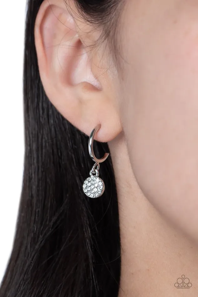 Paparazzi Earring Bodacious Ballroom White Paparazzi Jewelry Earrings