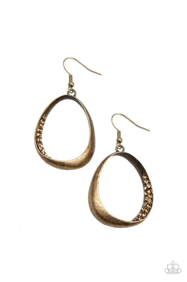Paparazzi Earring Fiercely Flauntable Brass Paparazzi Jewelry Earrings Paparazzi Earring Fiercely Flauntable Brass Paparazzi Jewelry Earrings