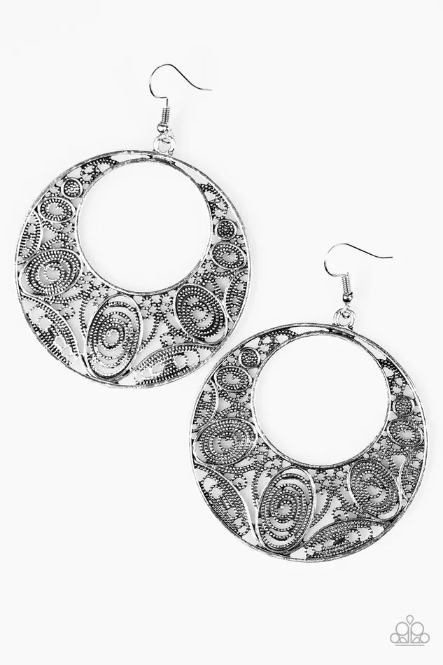 Paparazzi Earring I Couldnt FILIGREE More Silver Paparazzi Jewelry Earrings