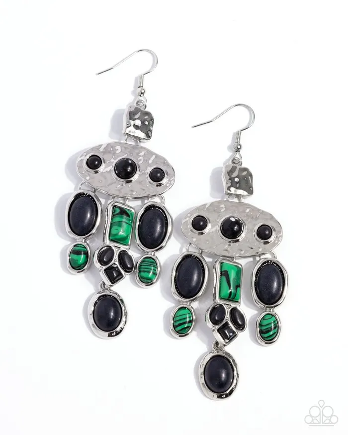 Paparazzi Earring Inspired Interval Black Paparazzi Jewelry Earrings Paparazzi Earring Inspired Interval Black Paparazzi Jewelry Earrings