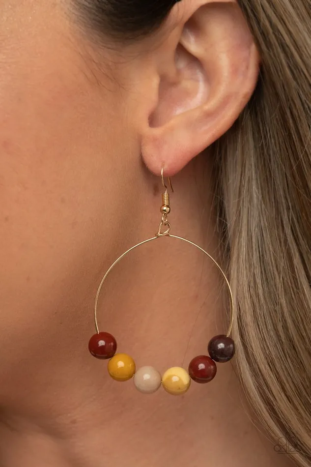 Paparazzi Earring Let It Slide Multi Paparazzi Jewelry Earrings