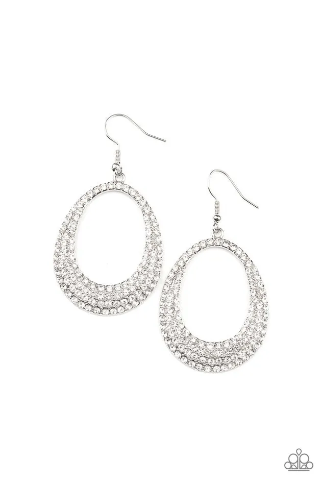 Paparazzi Earring Life GLOWS On White Paparazzi Jewelry Earrings Paparazzi Earring Life GLOWS On White Paparazzi Jewelry Earrings