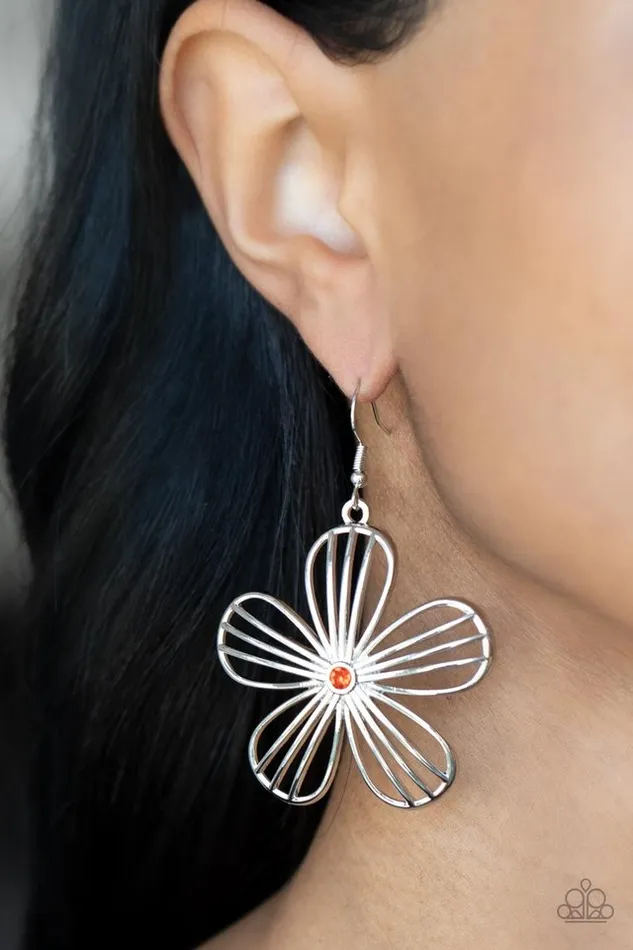 Paparazzi Earring Meadow Musical Orange Paparazzi Jewelry Earrings