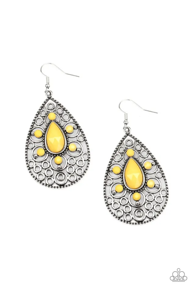 Paparazzi Earring Modern Garden Yellow Paparazzi Jewelry Earrings Paparazzi Earring Modern Garden Yellow Paparazzi Jewelry Earrings