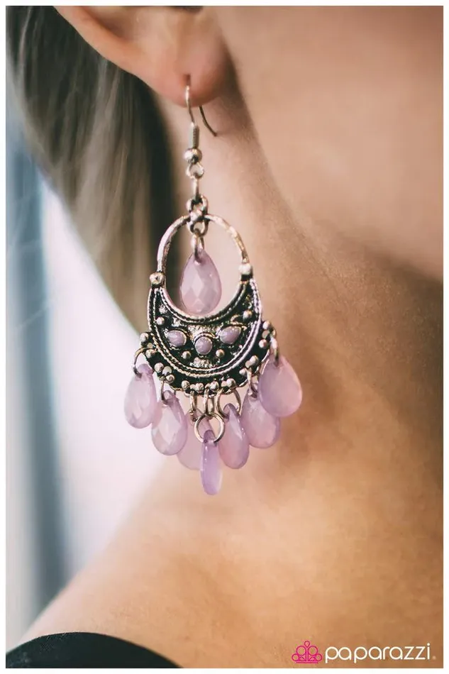 Paparazzi Earring Oh That is Rich Purple Paparazzi Jewelry Earrings