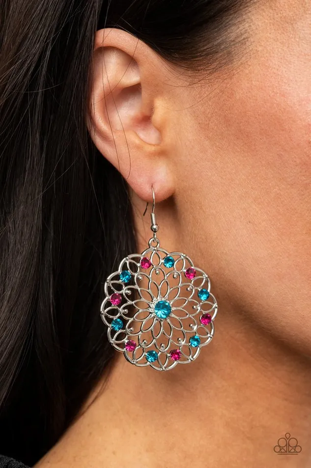Paparazzi Earring Posy Proposal Multi Paparazzi Jewelry Earrings