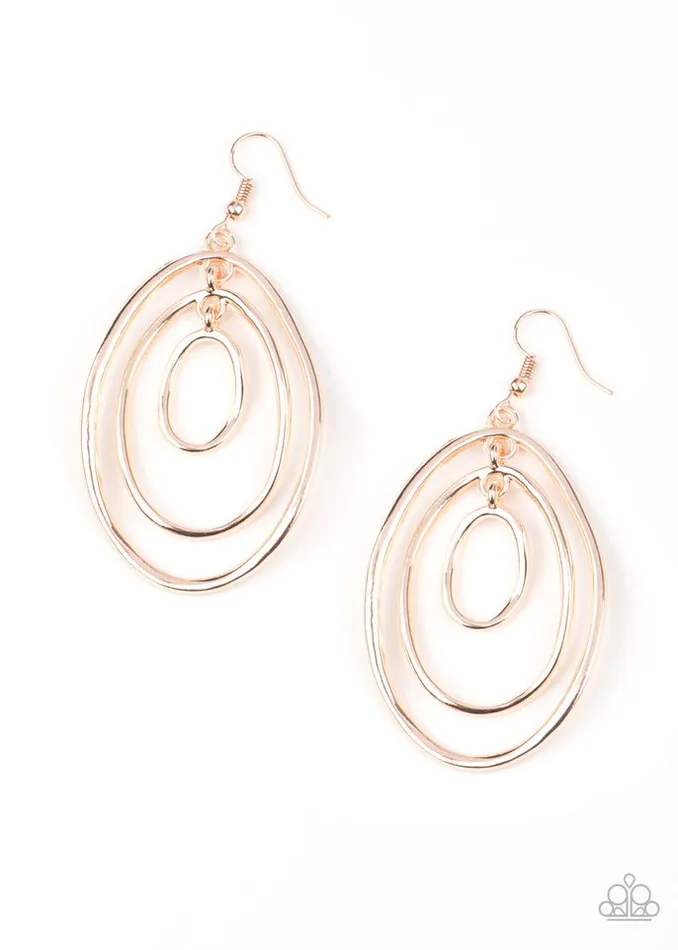 Paparazzi Earring Retro Ruins Rose Gold Paparazzi Jewelry Earrings Paparazzi Earring Retro Ruins Rose Gold Paparazzi Jewelry Earrings