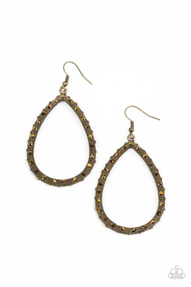 Paparazzi Earring Standout Sparkle Brass Paparazzi Jewelry Earrings Paparazzi Earring Standout Sparkle Brass Paparazzi Jewelry Earrings