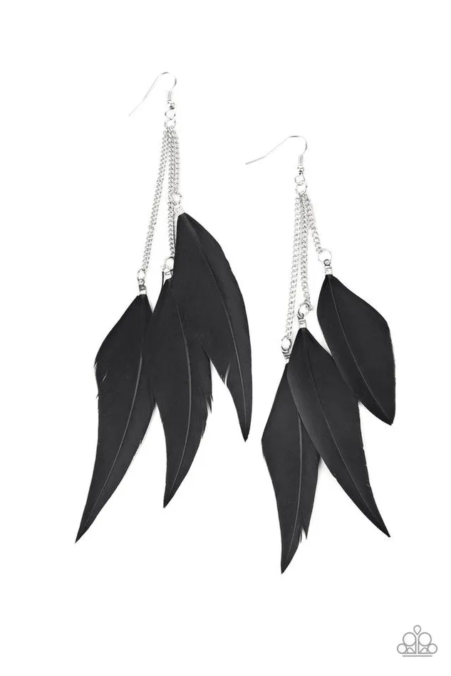 Paparazzi Earring West Side Western Black Paparazzi Jewelry Earrings Paparazzi Earring West Side Western Black Paparazzi Jewelry Earrings