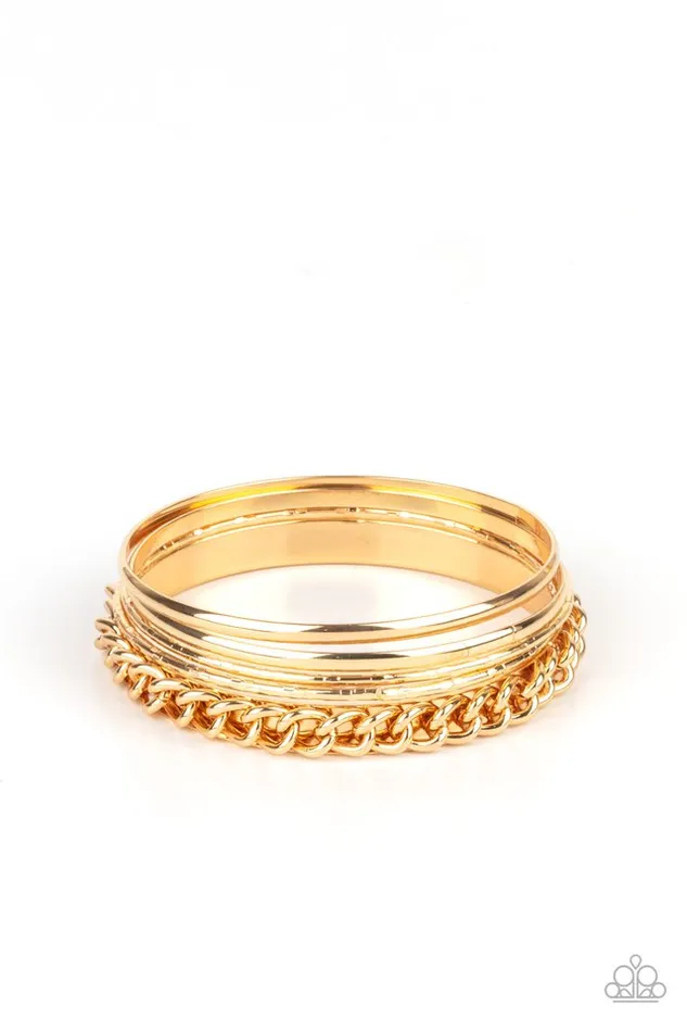 Paparazzi Jewelry Bracelets Paparazzi Bracelet A Piece of The Action Gold Paparazzi Jewelry Bracelets Paparazzi Bracelet A Piece of The Action Gold
