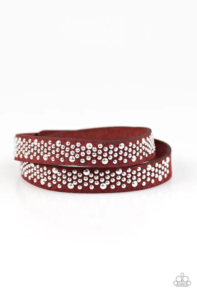 Paparazzi Jewelry Bracelets Paparazzi Bracelet Always Be SHINE Red
