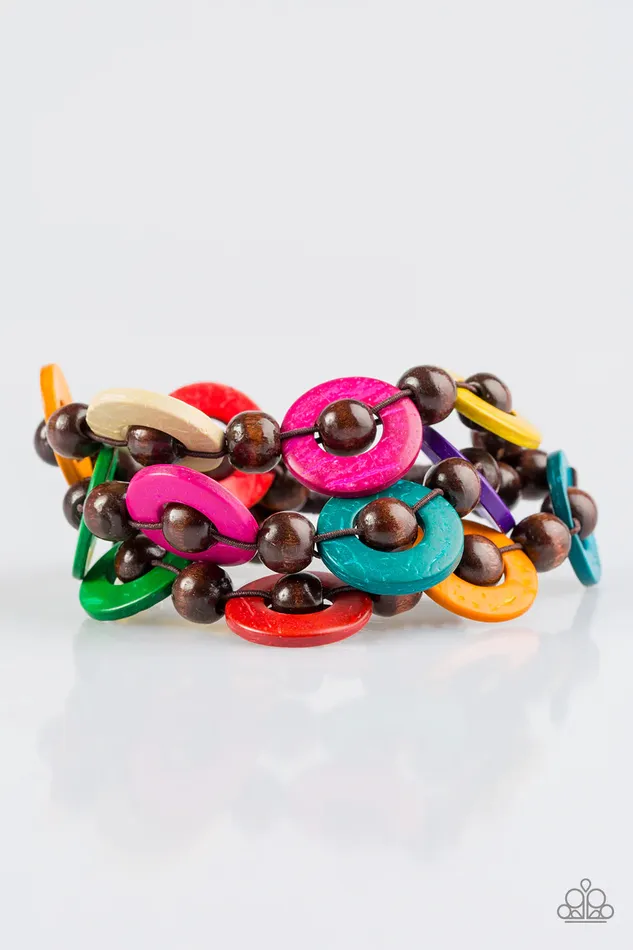 Paparazzi Jewelry Bracelets Paparazzi Bracelet Cancun Catch Multi