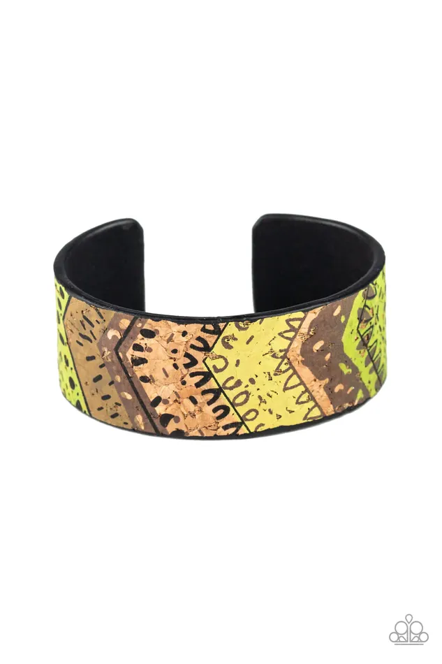 Paparazzi Jewelry Bracelets Paparazzi Bracelet Come Uncorked Green