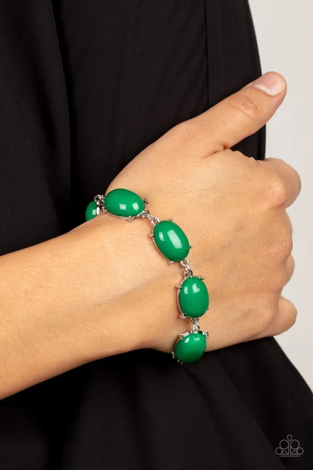 Paparazzi Jewelry Bracelets Paparazzi Bracelet Confidently Colorful Green