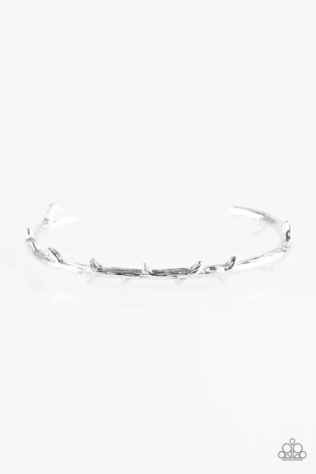Paparazzi Jewelry Bracelets Paparazzi Bracelet Easy As One Two TREE Silver