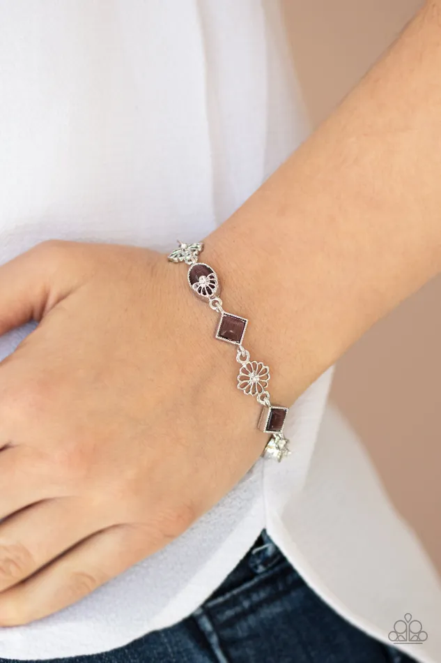 Paparazzi Jewelry Bracelets Paparazzi Bracelet Eden Etiquette Purple