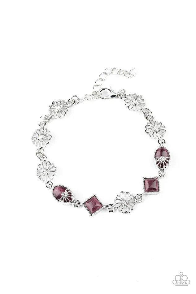 Paparazzi Jewelry Bracelets Paparazzi Bracelet Eden Etiquette Purple