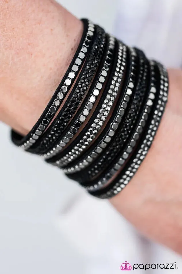Paparazzi Jewelry Bracelets Paparazzi Bracelet Fight Night Black
