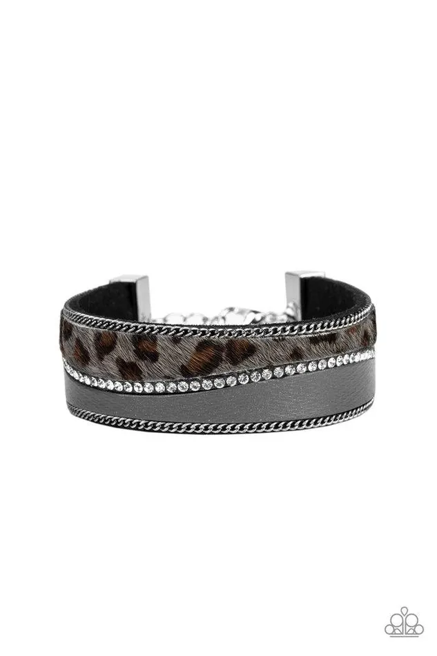 Paparazzi Jewelry Bracelets Paparazzi Bracelet Flirtatiously Feline Silver Paparazzi Jewelry Bracelets Paparazzi Bracelet Flirtatiously Feline Silver