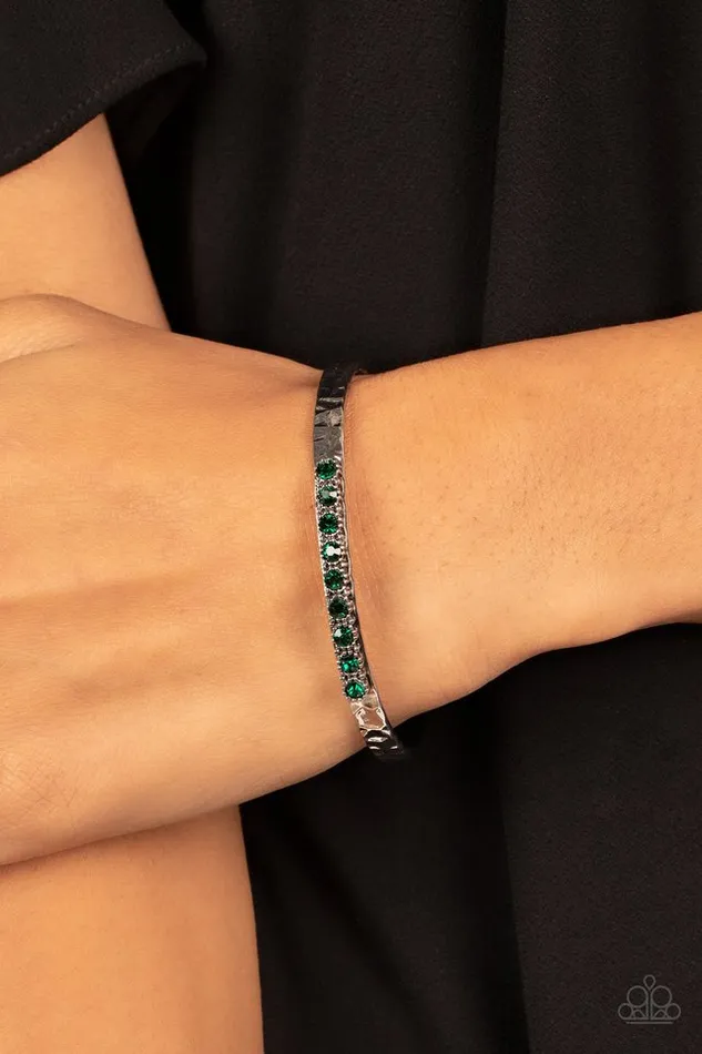 Paparazzi Jewelry Bracelets Paparazzi Bracelet Gives Me the SHIMMERS Green