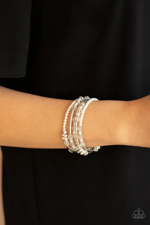 Paparazzi Jewelry Bracelets Paparazzi Bracelet HeadTurning Twinkle White