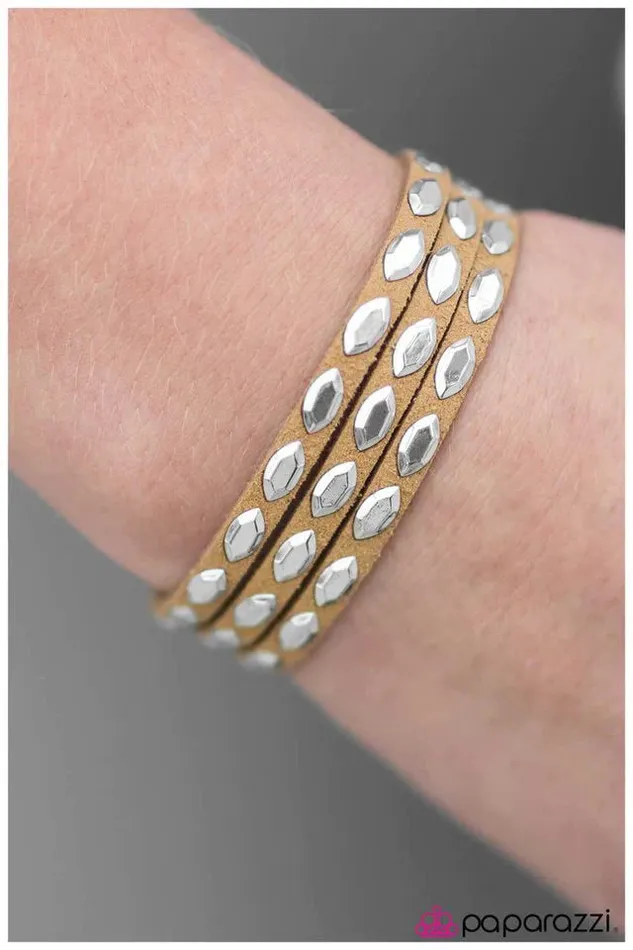 Paparazzi Jewelry Bracelets Paparazzi Bracelet Highly Explosive Brown