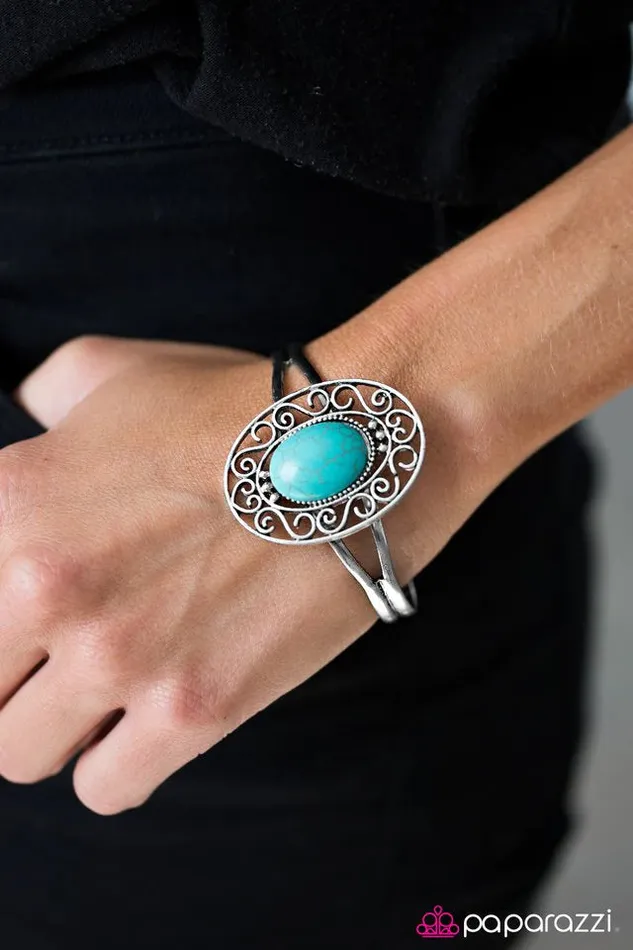 Paparazzi Jewelry Bracelets Paparazzi Bracelet I Have Mountains To Climb Blue