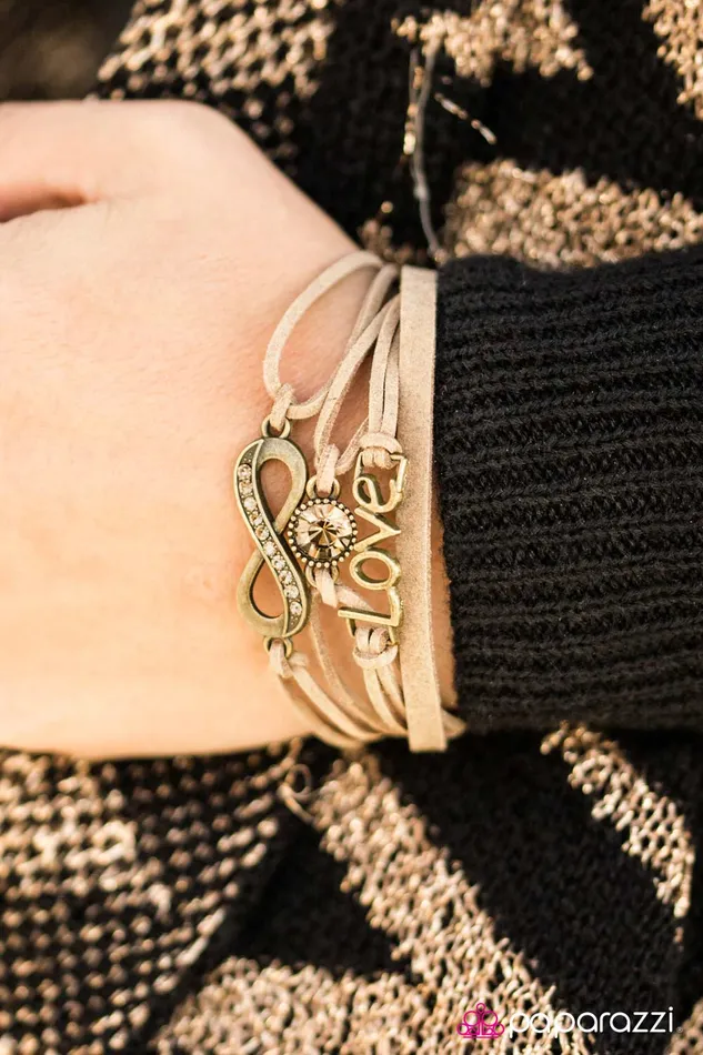 Paparazzi Jewelry Bracelets Paparazzi Bracelet Infinitely Irresistible Brass