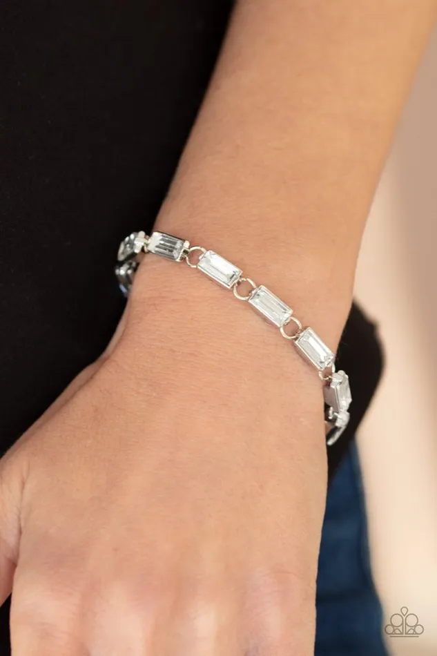 Paparazzi Jewelry Bracelets Paparazzi Bracelet Irresistibly Icy White
