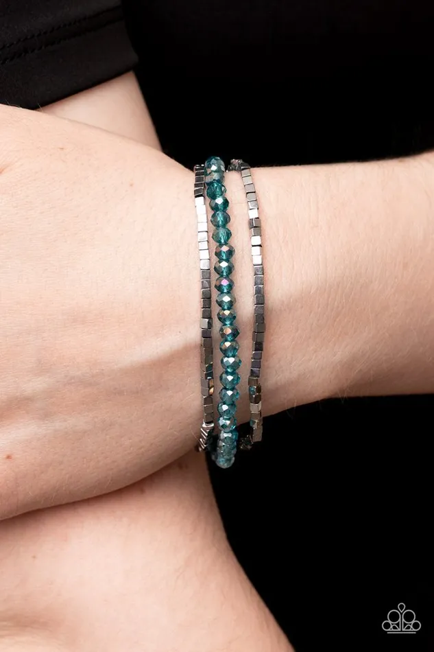 Paparazzi Jewelry Bracelets Paparazzi Bracelet Just a Spritz Blue