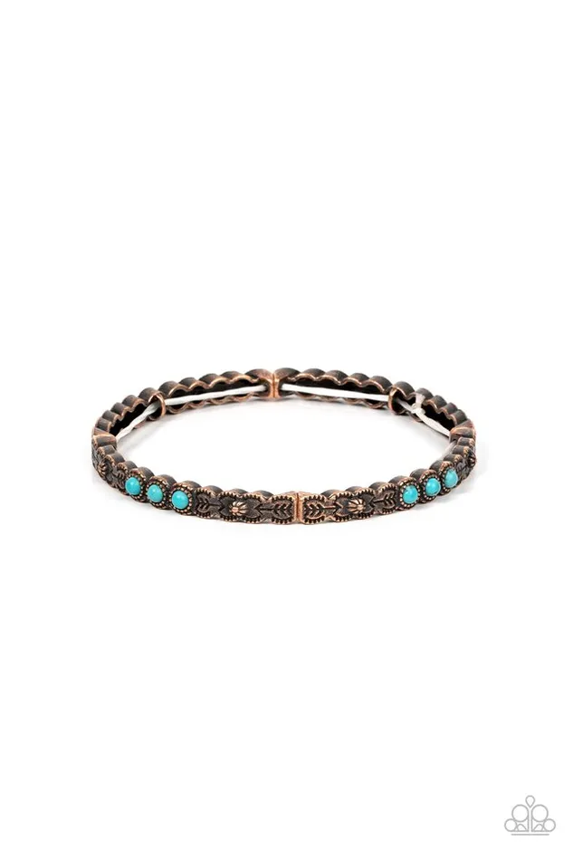 Paparazzi Jewelry Bracelets Paparazzi Bracelet Living In The PASTURE Copper Paparazzi Jewelry Bracelets Paparazzi Bracelet Living In The PASTURE Copper