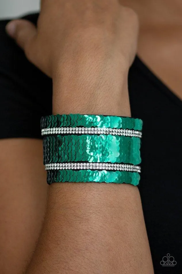 Paparazzi Jewelry Bracelets Paparazzi Bracelet MERMAID Service Green Paparazzi Jewelry Bracelets Paparazzi Bracelet MERMAID Service Green