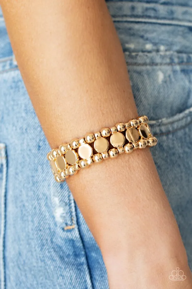 Paparazzi Jewelry Bracelets Paparazzi Bracelet Metro Magnetism Gold