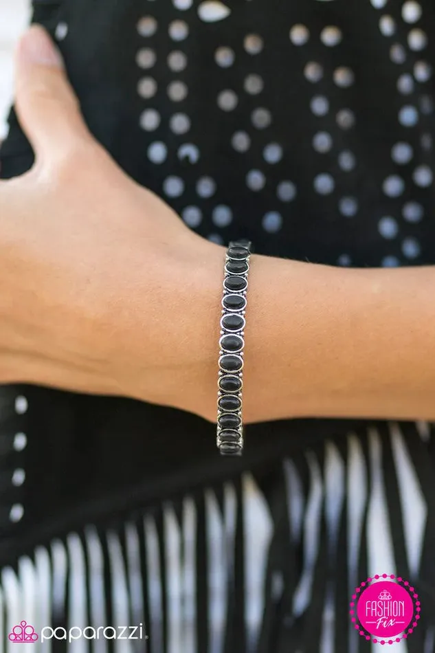 Paparazzi Jewelry Bracelets Paparazzi Bracelet Mojave Rainbow Black