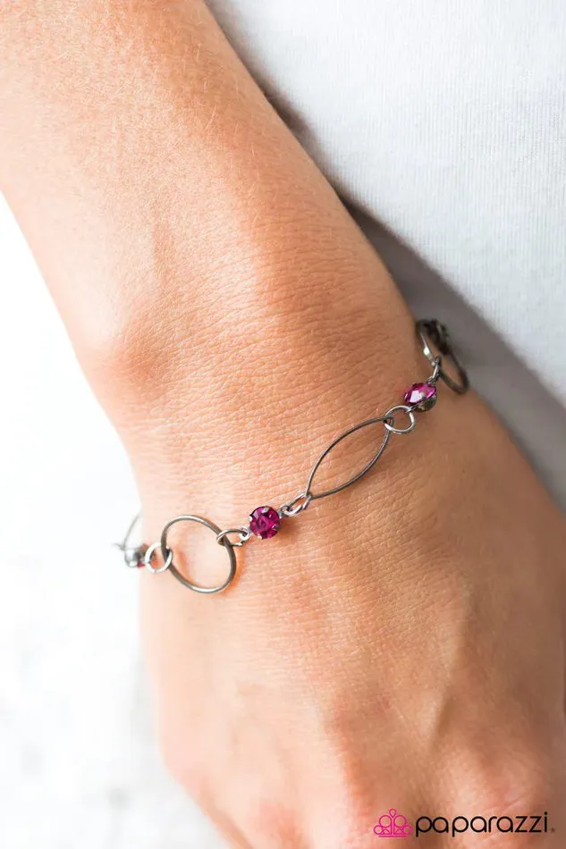 Paparazzi Jewelry Bracelets Paparazzi Bracelet More Glitter Pink