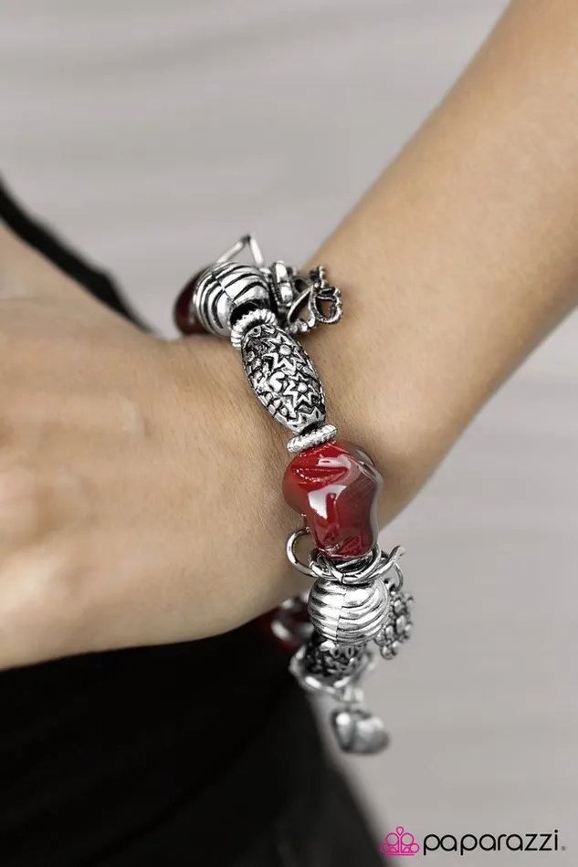 Paparazzi Jewelry Bracelets Paparazzi Bracelet My Only Wish Red