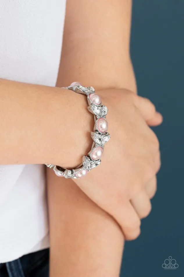Paparazzi Jewelry Bracelets Paparazzi Bracelet Opulent Oasis Pink