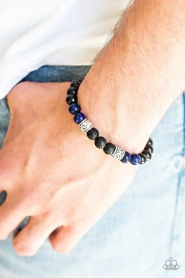 Paparazzi Jewelry Bracelets Paparazzi Bracelet Proverb Blue Paparazzi Jewelry Bracelets Paparazzi Bracelet Proverb Blue