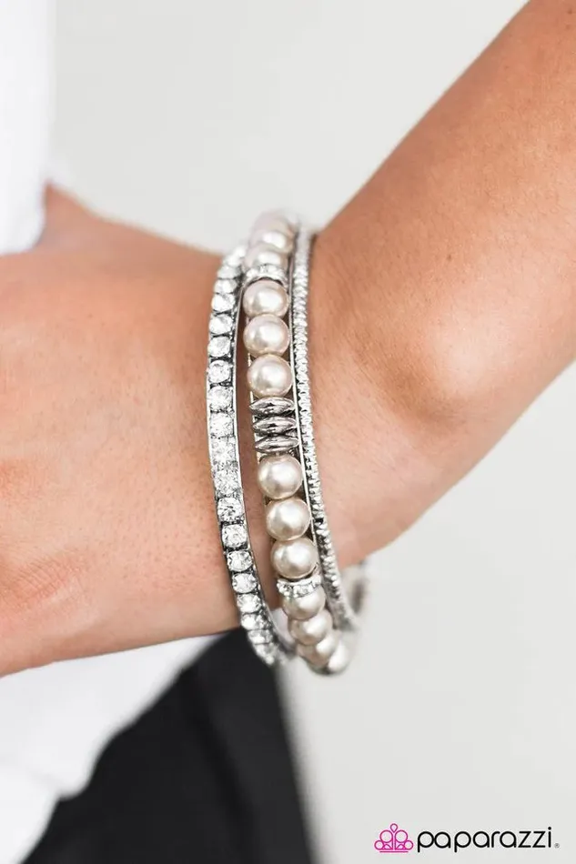 Paparazzi Jewelry Bracelets Paparazzi Bracelet Read the REFINED Print Brown
