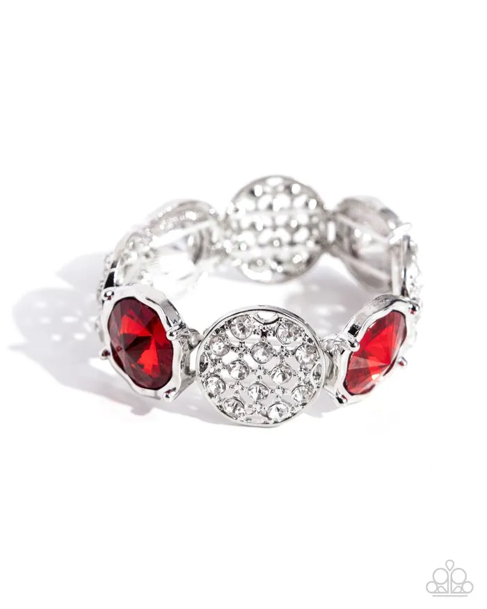 Paparazzi Jewelry Bracelets Paparazzi Bracelet Refined Refresh Red Paparazzi Jewelry Bracelets Paparazzi Bracelet Refined Refresh Red
