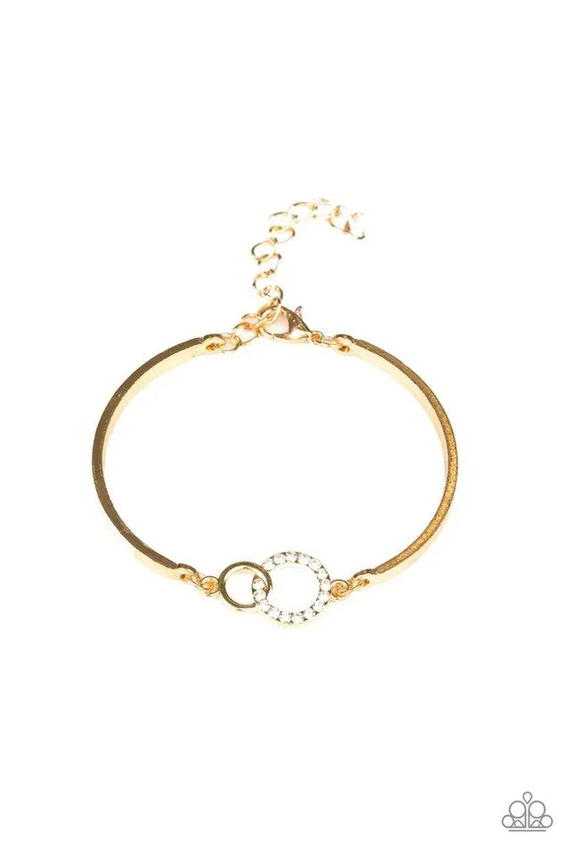 Paparazzi Jewelry Bracelets Paparazzi Bracelet Simple Sophistication Gold