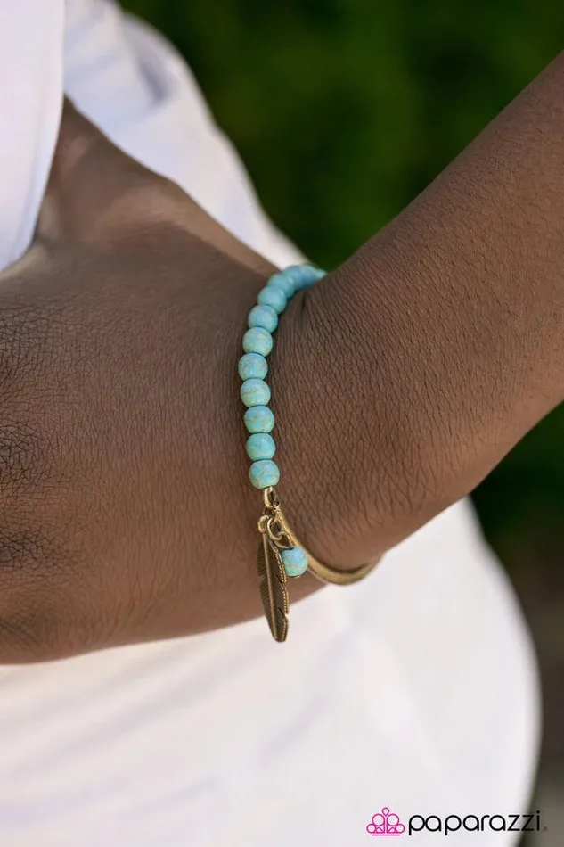 Paparazzi Jewelry Bracelets Paparazzi Bracelet Sky Cruiser Brass